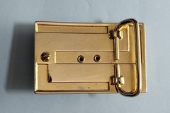 Vintage Agate Stone Belt Buckle Men&rsquo;s 2-1/2&Prime; by 1-5/8&Prime;
