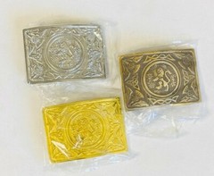 Thistle Celtic Twist Belt Buckle – Chrome Finish 100% Steel Belt Buckle
