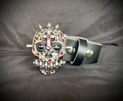 “Diseased” Skull Belt Buckle Archive 2007-09 Reworked 2026 OOAK Darren McNeese
