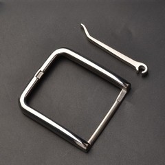 Replacement Stainless Steel Single Prong Belt Buckle Fits 1.3/1.5 Inch Belt Chic