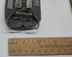FIRST BANK – HAVRE, MONTANA – #d – belt BUCKLE – listing #7265