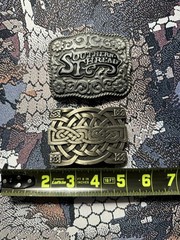 Bergamot Celtic Cross Knot V-258 & Southern Thread Metal Belt Buckles Free Ship