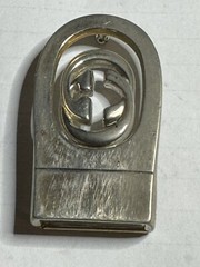GUCCI Interlocking Buckle PARFUMS MOD BREV 3cm x 5cm For Belt 2cm