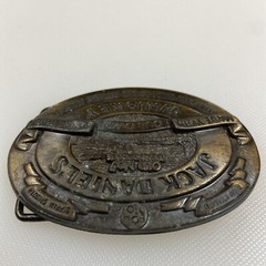 Brass Jack Daniels Whiskey Old No 7 Tennessee Belt Buckle 3×2&Prime; for 1 3/8&Prime; Belt