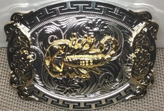 SCORPION Western Cowboy Belt Buckle Hebilla Vaquera