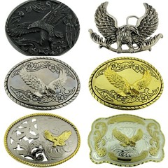 Eagle Belt Buckle Ox Skull Western Cowboy Cowgirl Rodeo New Truckers Bikers New