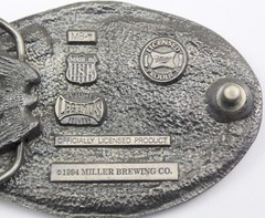 American LEGENDS Foundry Boot w/ Spurs 1994 Miller Brewing Co. MB-7 Buckle