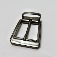 Mens Replacement Belt Buckle Gunmetal Single Prong Fits 1.5 Inch Belt