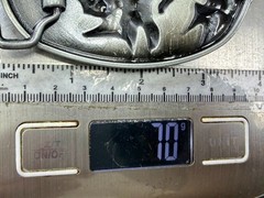 Construction Worker , Rooster Cock A Breed Apart Belt Buckle In New Condition!