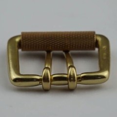 Heavy Duty Solid Brass Double Prong Roller Belt Buckle Fits 1.5&Prime; (38mm) Wide