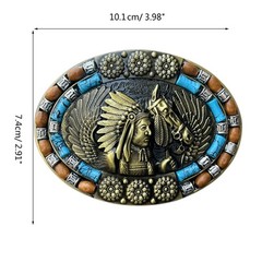 Western Horse Pattern Belt Buckles Detachable Creative Unisex Buckles Belt