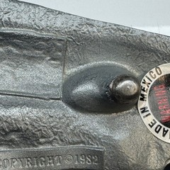 Tanker Truck Belt Buckle Pewter Tone Metal Made in Mexico Reissue