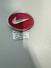 Nike Belt Buckle Swoosh Light Red Sample Unreleased