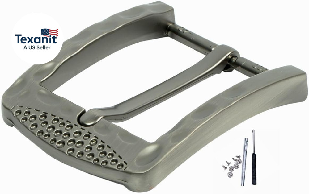 1.5&Prime; (38Mm-40Mm) Belt Buckle Replacement Kit Men&rsquo;S Single Prong Buckle Heavy Dut