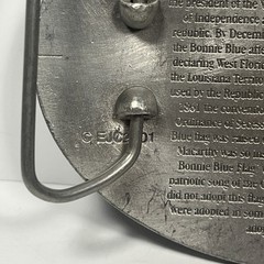 BONNIE BLUE FLAG BELT BUCKLE – CSA – LONE STAR