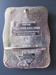 Buckaroo Ball Santa Fe 2000 « Enamel Horses » Belt Buckle