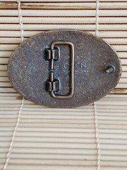 Vintage RONNY Belt Buckle By Oden – Made In USA – 2-3/4”x 2”