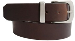 Solid Brass Buckle and Keeper Quality Full Grain Genuine Leather Belt. No: 41004