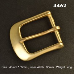 Solid Brass Pin Buckle for Leather Craft Making Belt Replacement 35mm Width