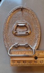 Corona Belt Buckle with Bottle Opener On Reverse – Black Enameled