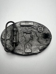 Vintage 1989 Arroyo Grande Buckle Longhorn Belt Buckle AG30 Made in USA