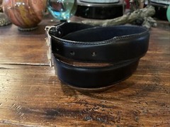 Pat Areias Sterling Silver 14K James Reid Style Belt Buckle 34-36-1.3/8-1”✅nu
