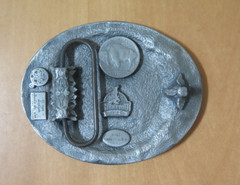Liberty Indian Head 1937 Replica Silver Metal Belt Buckle Siskiyou Buckle Co.