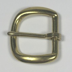Vintage Replacement Belt Buckle Fits 1.2&Prime; Simple Basic Gold Toned Made in USA 1A