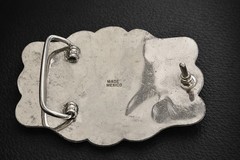 Roosters Western Cowboy Style Belt Buckle Hebilla Vaquera Con Gallos Peleando