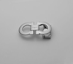 Salvatore Ferragamo Alloy Belt Buckle for 34-35mm leather strap – Sliver