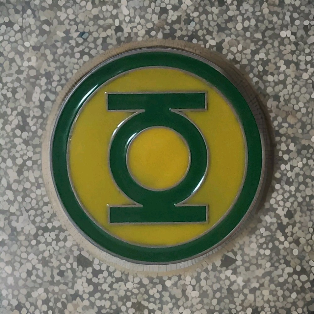 Pewter Belt Buckle Cartoon Superhero Green Lantern