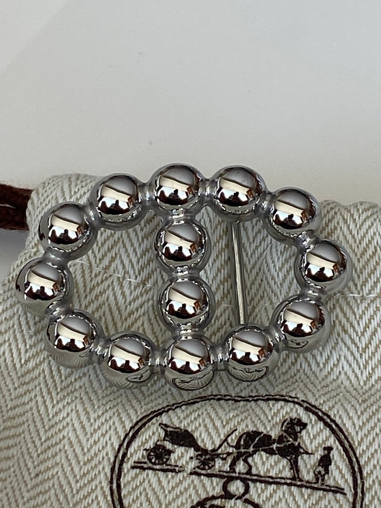 H 24mm Silver Belt buckle