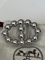 H 24mm Silver Belt buckle