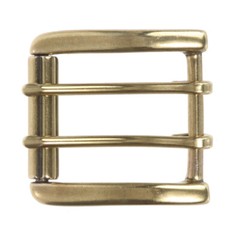 1 1/2&Prime; (38 mm) Nickel Free Double Prong Square Roller Belt Buckle