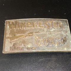 Winchester Men’s Western Metal Belt Buckle Logo Antique Finish 1.5&Prime;