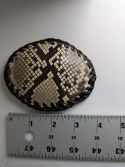 Genuine Python Snakeskin Belt Buckle The Skin Shop Leather Braided Western