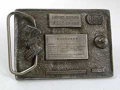 1981 Mallard Duck $7.50 Conservation Stamp Buckle By AMERICAN LEGENDS 4117