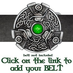 Celtic Cross Knotwork Bike Engine Belt Buckle Biker Metal Gothic Viking