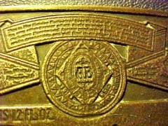 ADVERTISING Budweiser Beer Label Solid Brass Mens Belt Buckle H49
