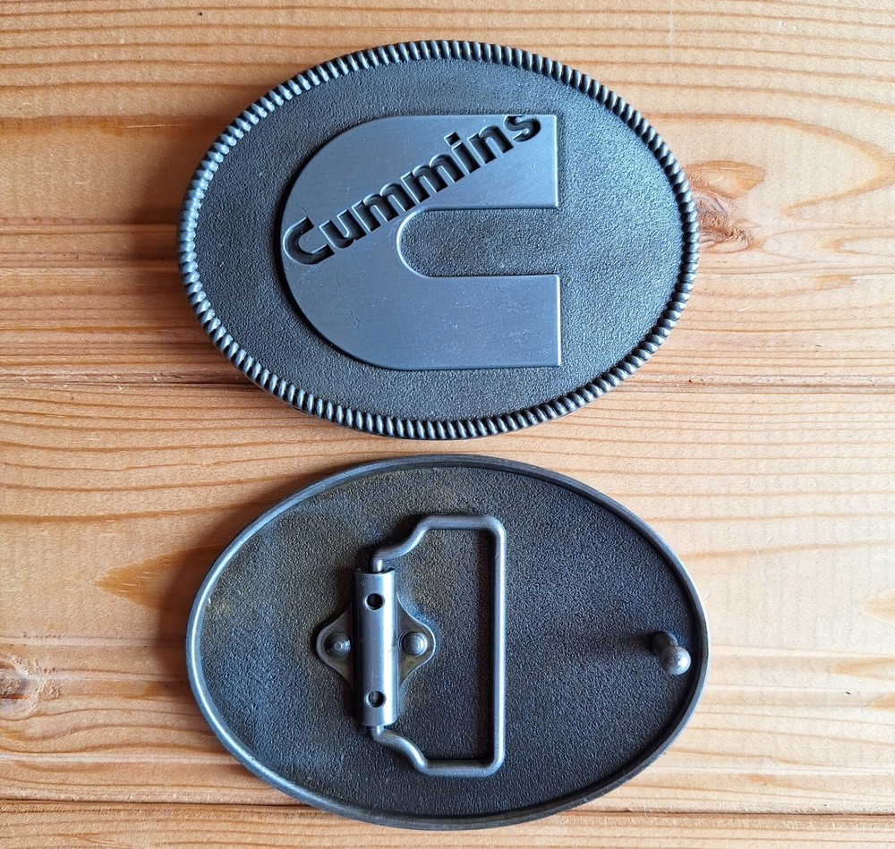 Cummins work machinery belt buckle (choice designs)