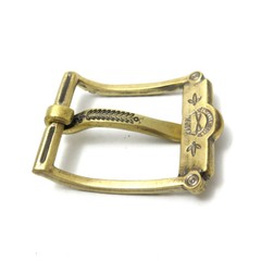 Brass belt buckle Spring sun, pin type ornamental buckle, Frame type buckle