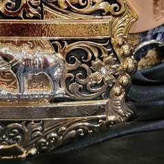 Praying Cowboy Western belt Buckle Rose Gold Silver Heavy Zinc Alloy