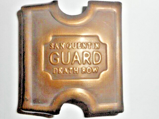 ANSON MILLS BUCKLE SAN QUENTIN GUARD DEATH ROW