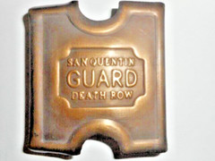 ANSON MILLS BUCKLE SAN QUENTIN GUARD DEATH ROW