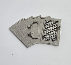 Casino playing cards silver belt buckle Royal Flush Poker belt buckle Ace Spins