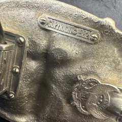1982 mechanic Belt Buckle The Great American USA 853 Hi Power Super Tuned