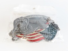 Security Guard Real American Hero Metal Belt Buckle Enameled