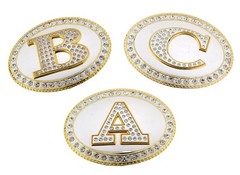A B C D G J K L M R S T LETTER INITIAL WESTERN COWBOY COWGIRL RODEO SILVER GOLD