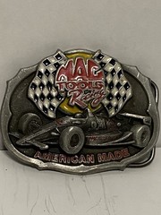 Mac Tools Racing Belt Buckle Brabham Great American Buckle Co Made In USA.