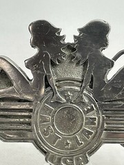 Fast Lane USA 2 mudflap girls Vintage 2004 Great American Products Belt Buckle